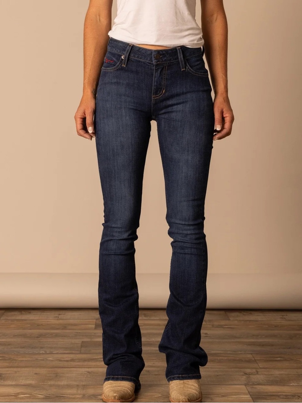 Kimes Ranch Chloe Dark Indigo Boot Cut Women's Jeans | Size 2/34